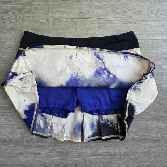 Lululemon Run: Pace Setter Skirt SZ 10 Milky Way Multi Print - Picture 8 of 8